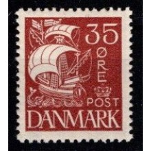 Karavel - 35 brunrød - AFA 173 - Postfrisk.